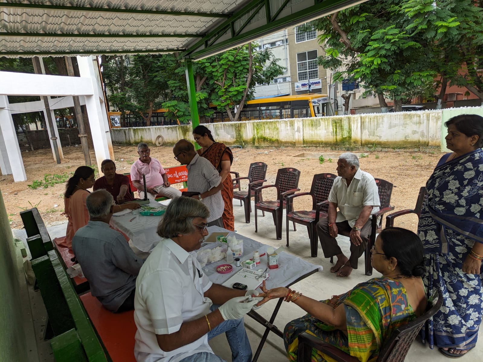 Our Team in action at medical camp on 16-09-2024